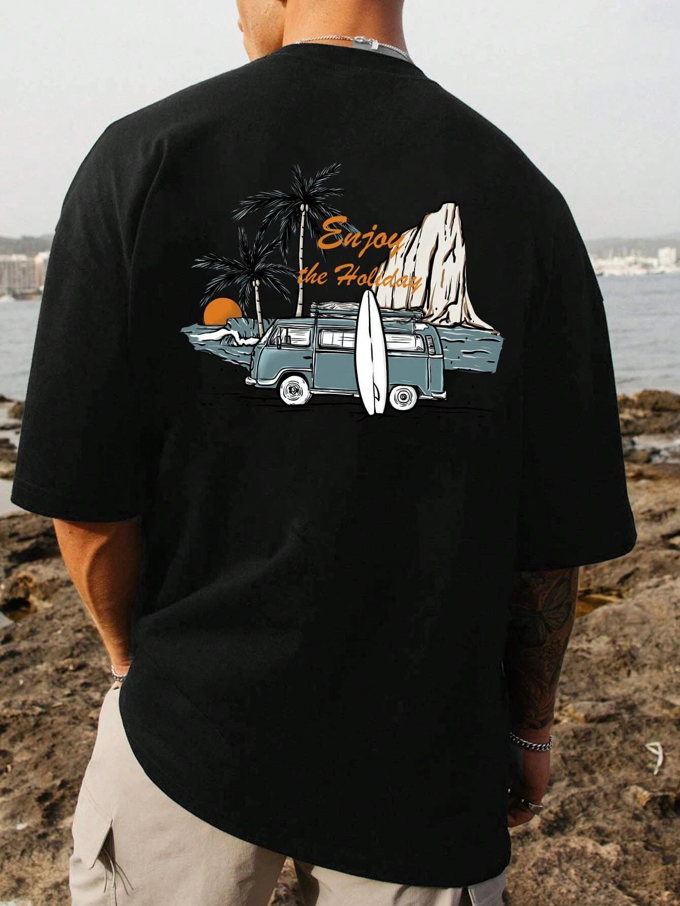 Men’s Palm Print T-Shirt