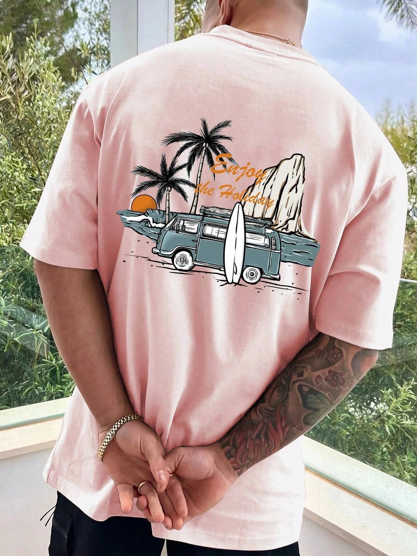 Men’s Palm Print T-Shirt