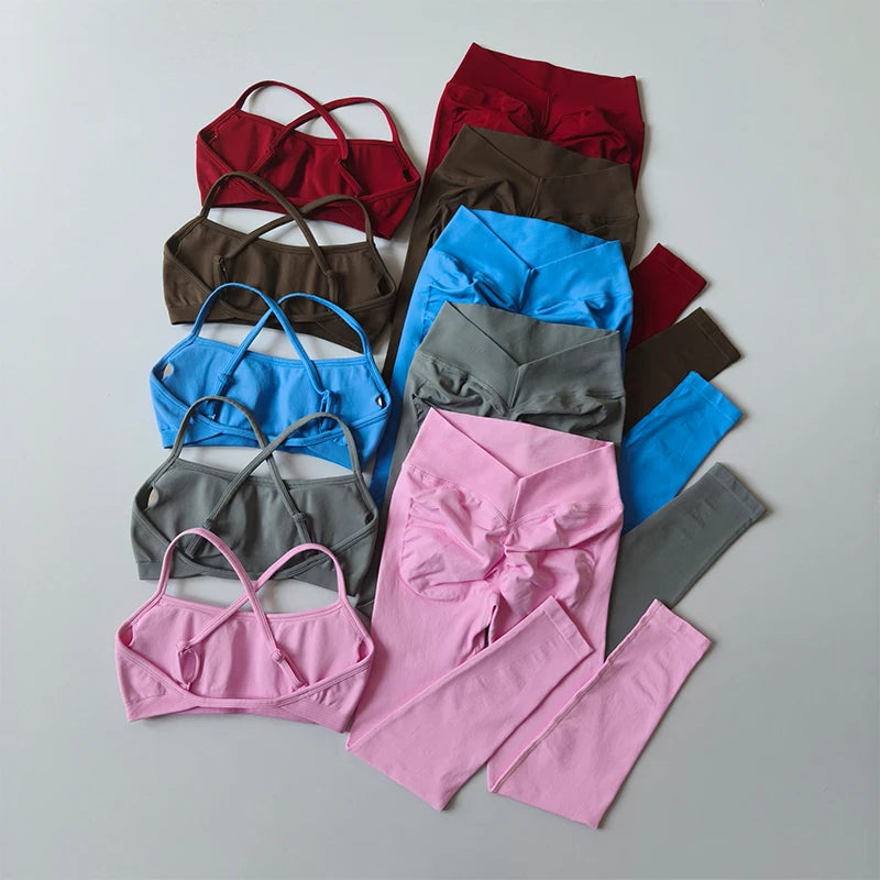 Seamless High-Waist Yoga Set